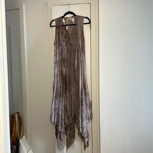 Scrapbook Long Vest